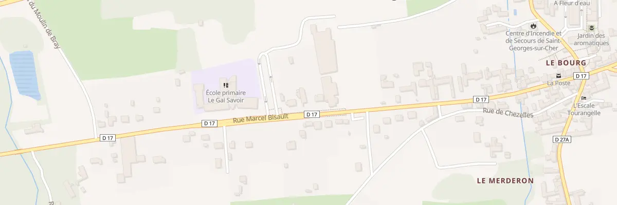 Plan du 178 Rue Marcel Bisault à Saint-Georges-sur-Cher