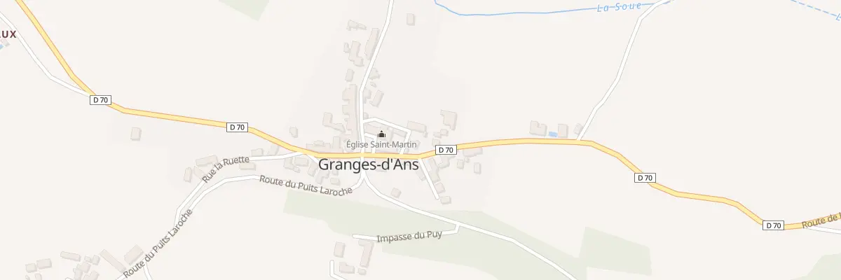 Plan du 56 Le Bourg à Granges-d’Ans