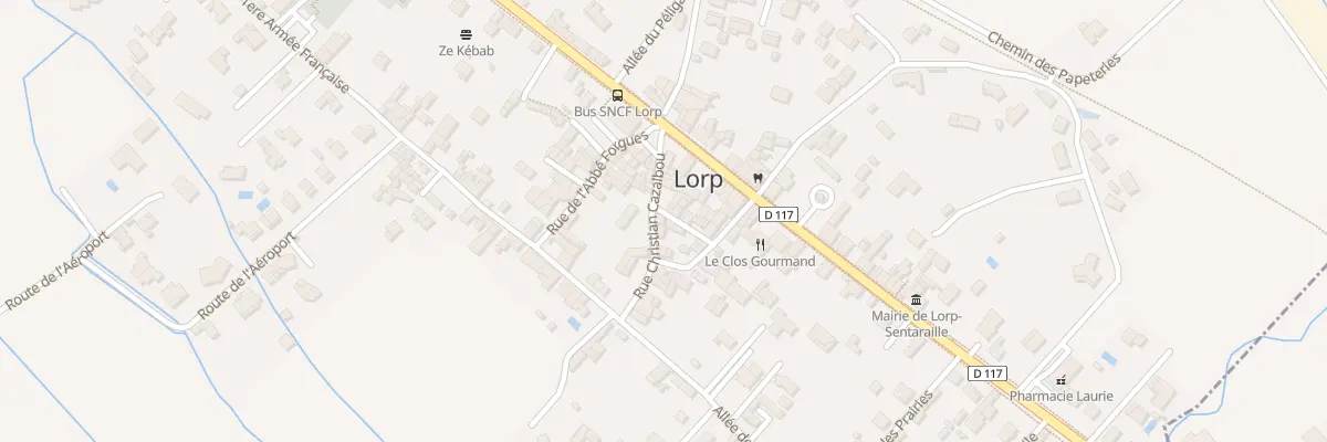 Plan du 2 Rue Fleurie à Lorp-Sentaraille