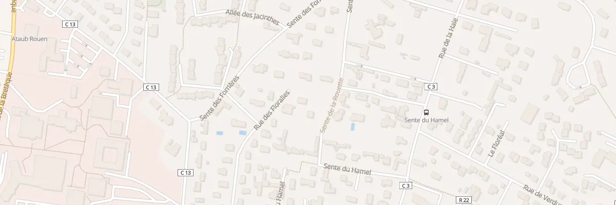 Plan du 232 Rue des Floralies à Bois-Guillaume