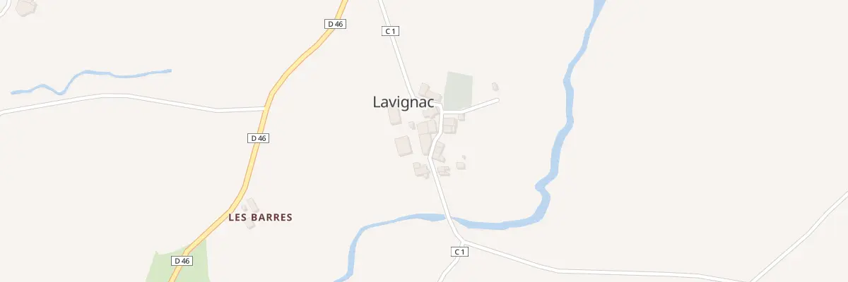 Plan du 6 Le Bourg à Lavignac