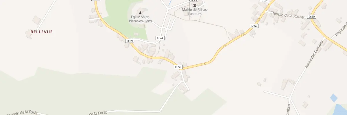 Plan du 43 Rte des Chevaliers à Rilhac-Lastours