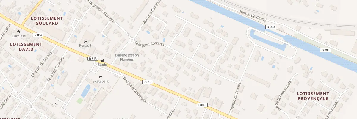 Plan du 11 Rue Jean Rostand à Castelsarrasin