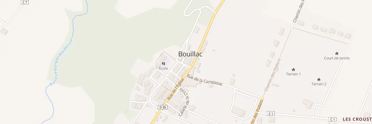 Plan du 3 Rue de la Mairie à Bouillac