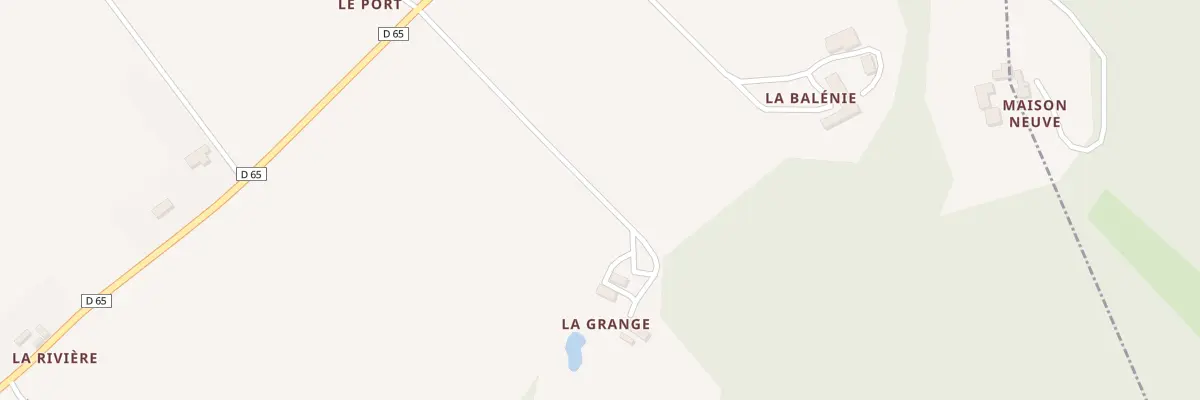 Plan du 35B La Balenie à Sergeac