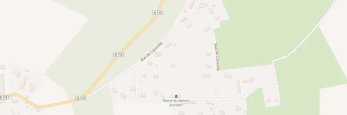 Plan du 21 Rue de Cavoville au Mesnil-Jourdain