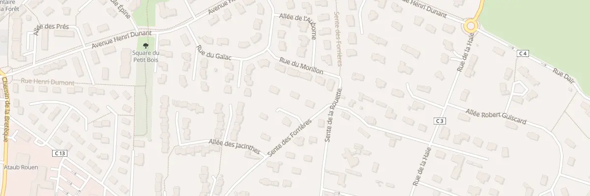 Plan du 301 Sen des Forrieres à Bois-Guillaume