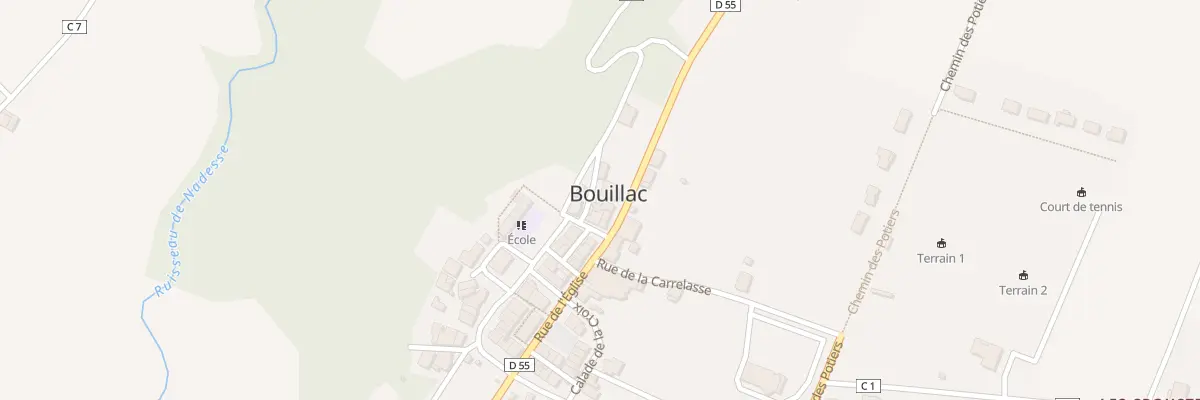 Plan du 5007 Bouillac à Bouillac