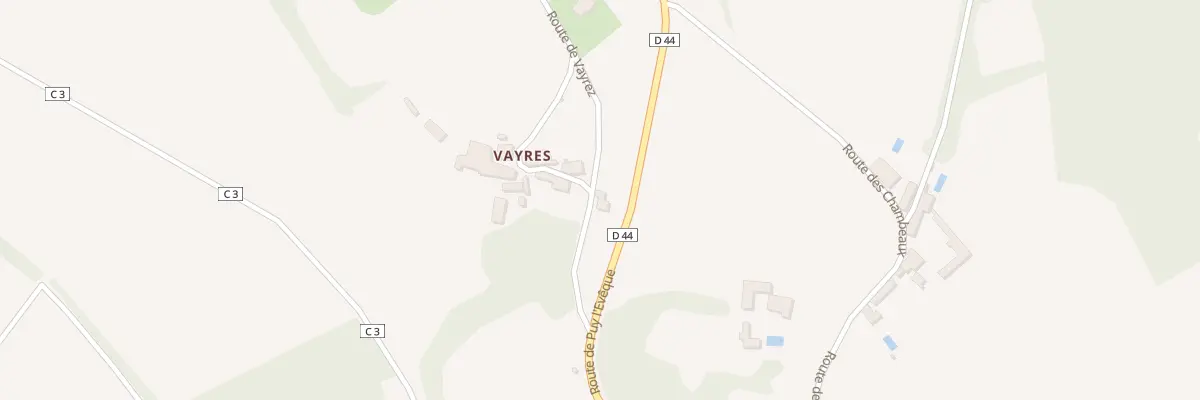 Plan du 5090 Vayrez et Les Chambeaux à Floressas