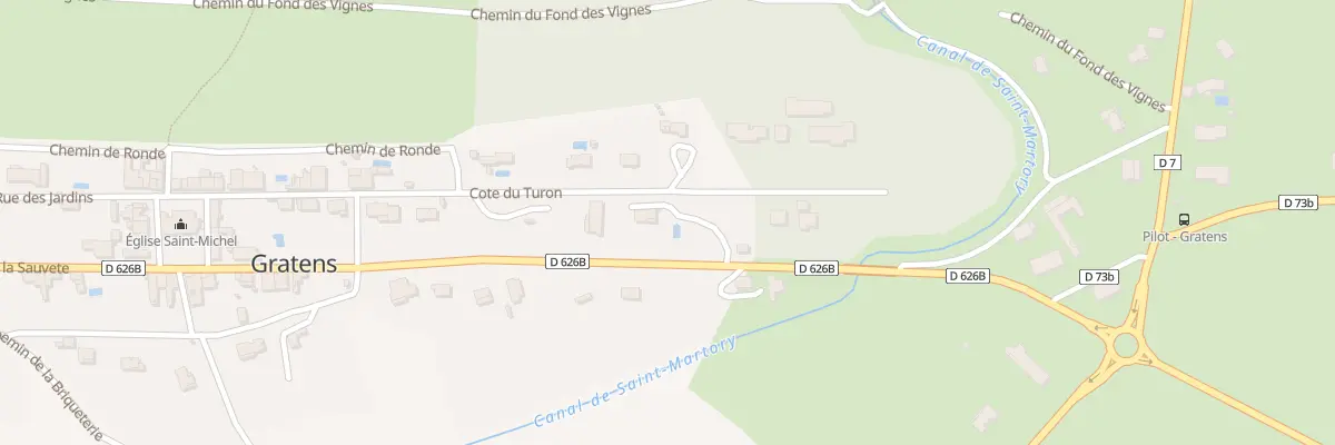 Plan du 5003F Turon à Gratens