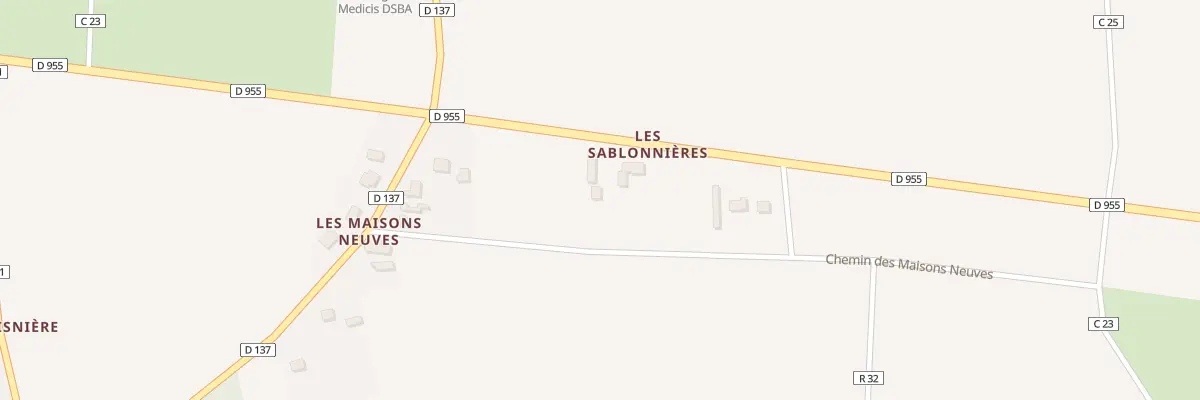 Plan du 2A Les Sablonnieres à Dampierre-sous-Brou