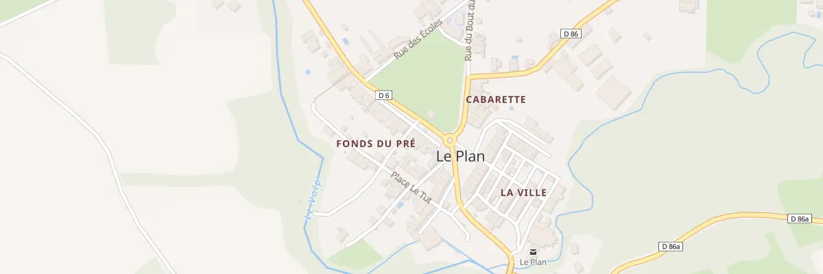 Plan du 1 Rue des Anciens Combattants au Plan