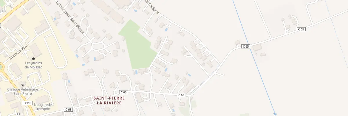 Plan du 114 Imp Charles Baudelaire à Moissac