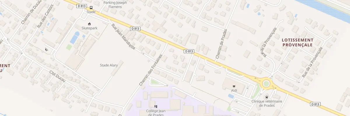 Plan du 29 Rte de Toulouse à Castelsarrasin