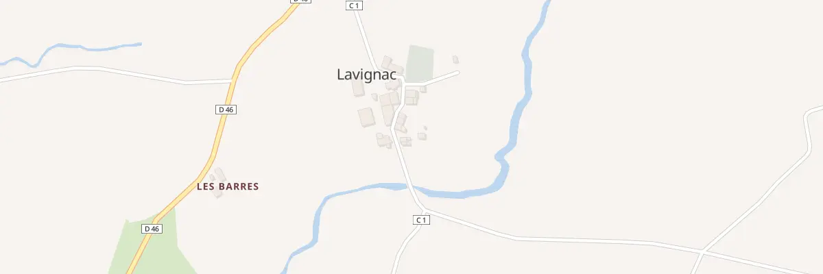 Plan du 15 Le Bourg à Lavignac