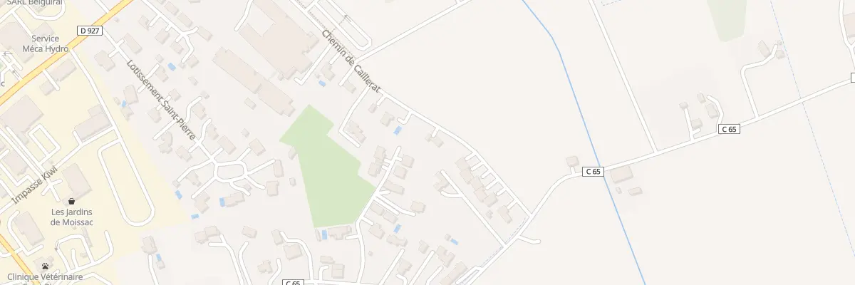 Plan du 368 Che de Caillerat à Moissac