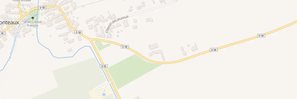 Plan du 57 Rue du Petit Herbault à Monteaux