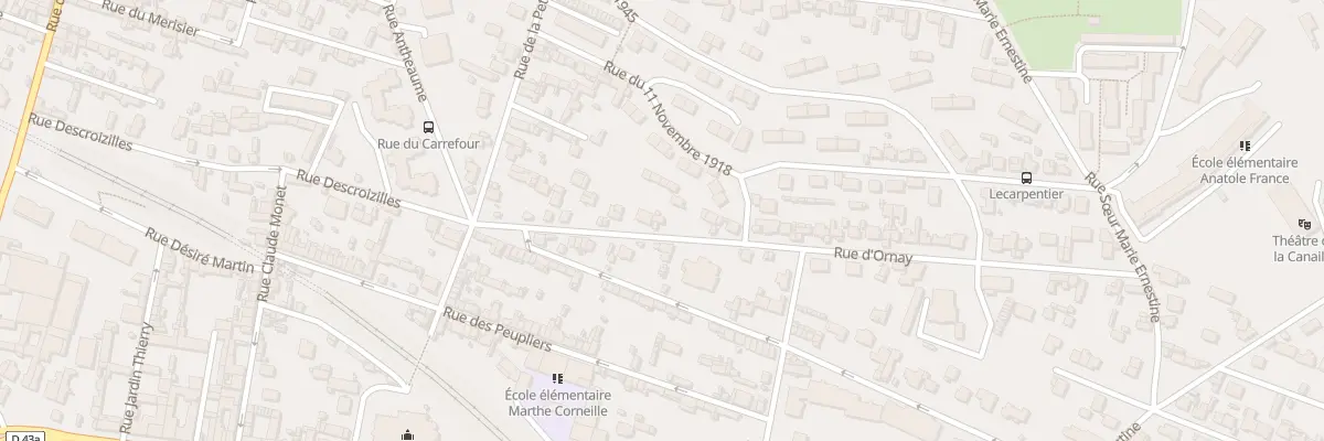 Plan du 54 Rue d’Ornay à Rouen