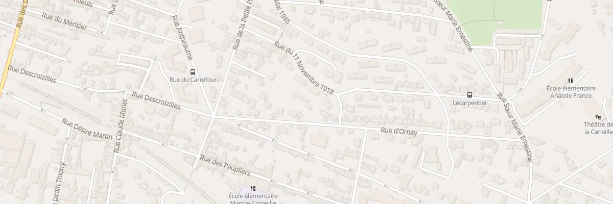 Plan du 50 Rue d’Ornay à Rouen