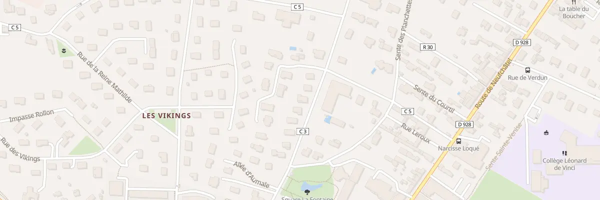 Plan du 2093 Rue de la Haie à Bois-Guillaume