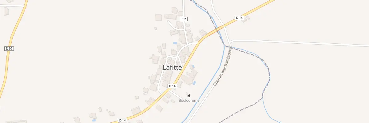 Plan du 6 Rte du Fil de l’Eau à Lafitte