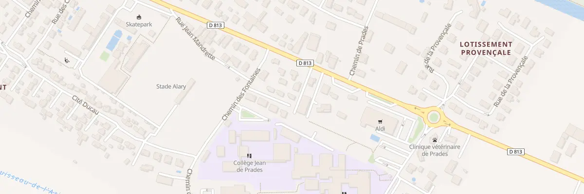 Plan du 5 Imp du Lycee à Castelsarrasin