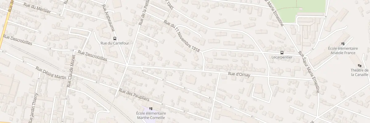 Plan du 48 Rue d’Ornay à Rouen