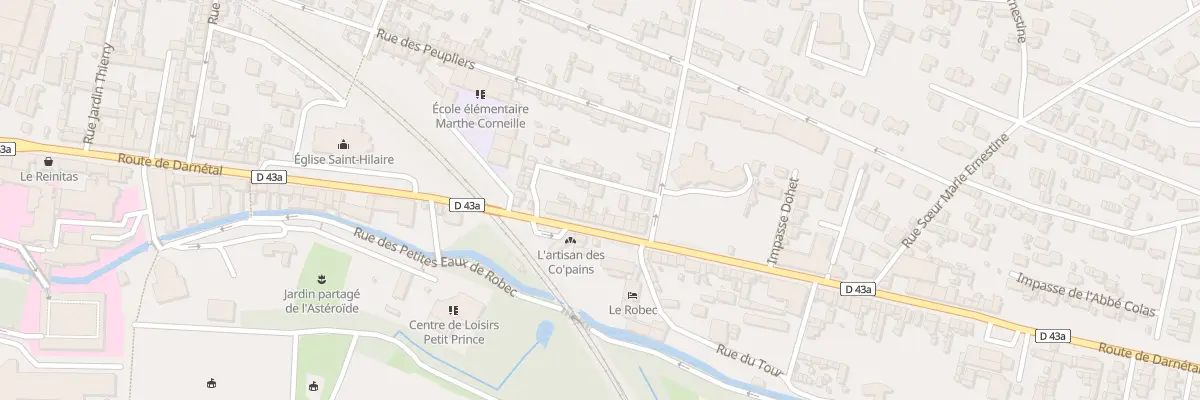 Plan du 190 Rte de Darnetal à Rouen