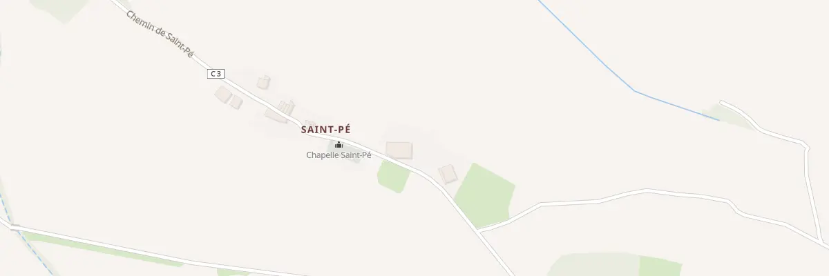 Plan du 21 Saint Pe à Pelleport