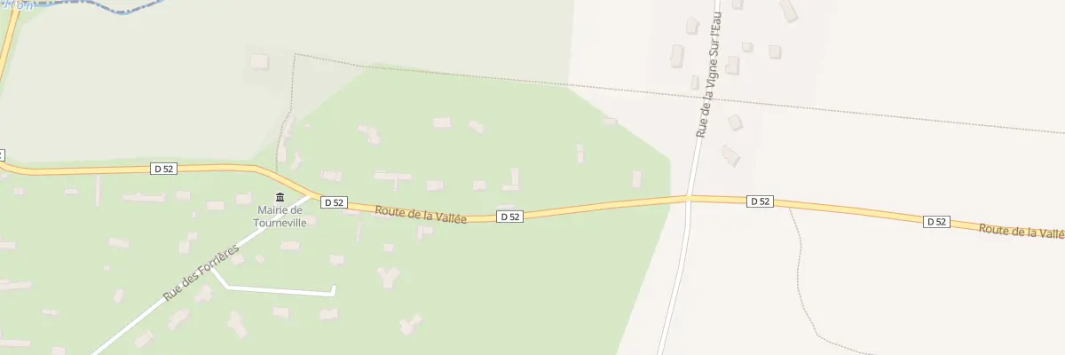 Plan du 623B Rte de la Vallée à Tourneville