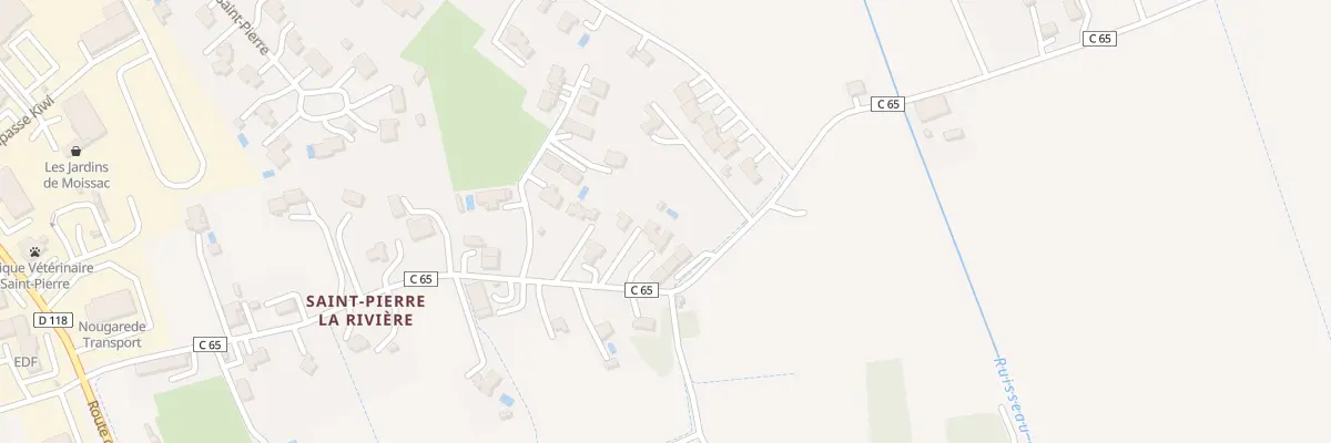 Plan du 415 Che de Sainte-Livrade à Moissac