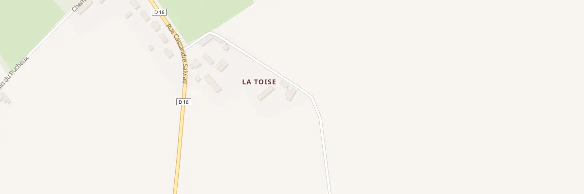 Plan du 7 Che de la Toise à Pray