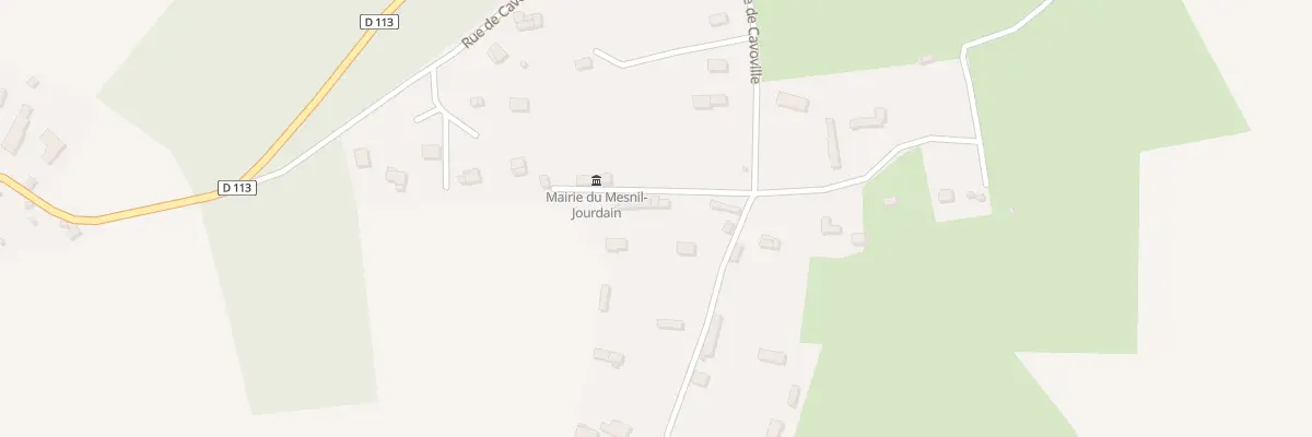 Plan du 12 Rue de Cavoville au Mesnil-Jourdain