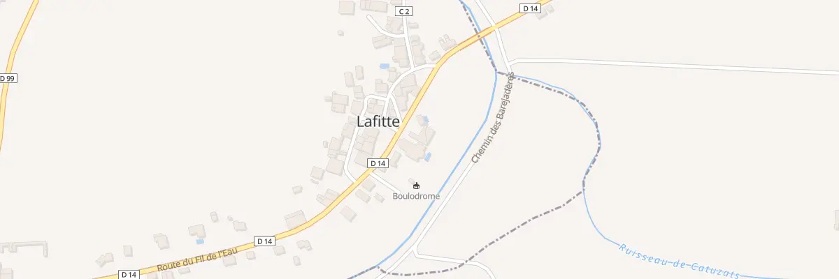 Plan du 7 Rte du Fil de l’Eau à Lafitte
