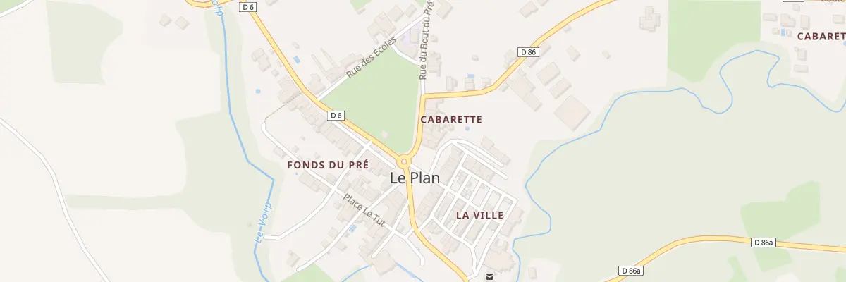 Plan du 10 Pl de la Croix de Pierre au Plan