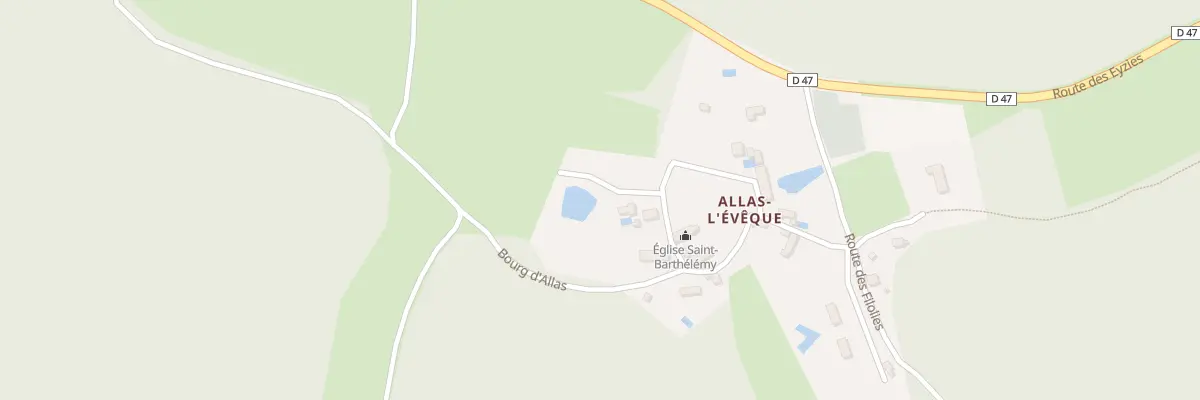 Plan du 320 Bourg d’Allas à Saint-André-d’Allas