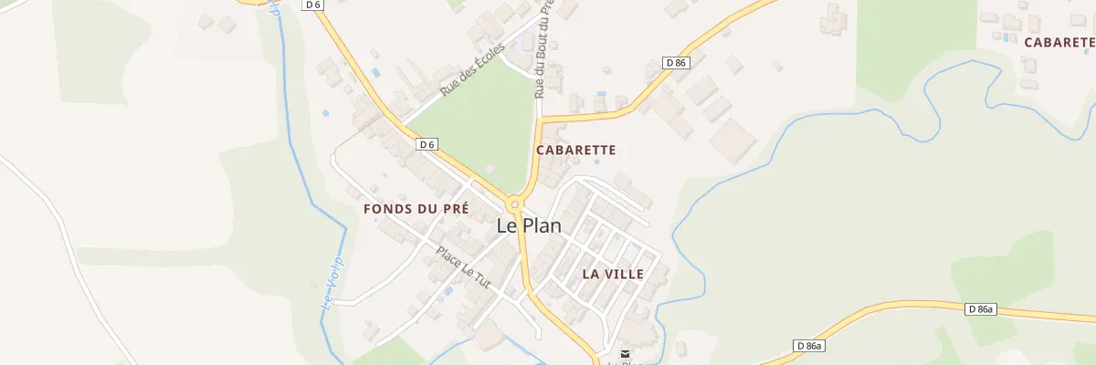 Plan du 8 Pl de la Croix de Pierre au Plan