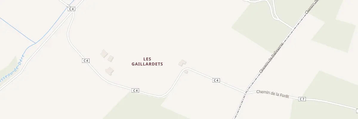 Plan du 5089 Les Gaillardets à Beaupuy