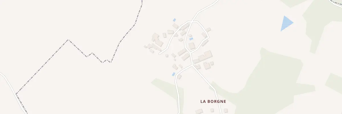 Plan du 45 La Borgne à Anlhiac
