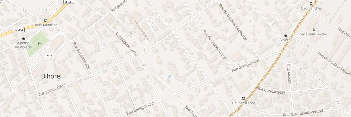 Plan du 12C Rue du Docteur Voranger à Bihorel