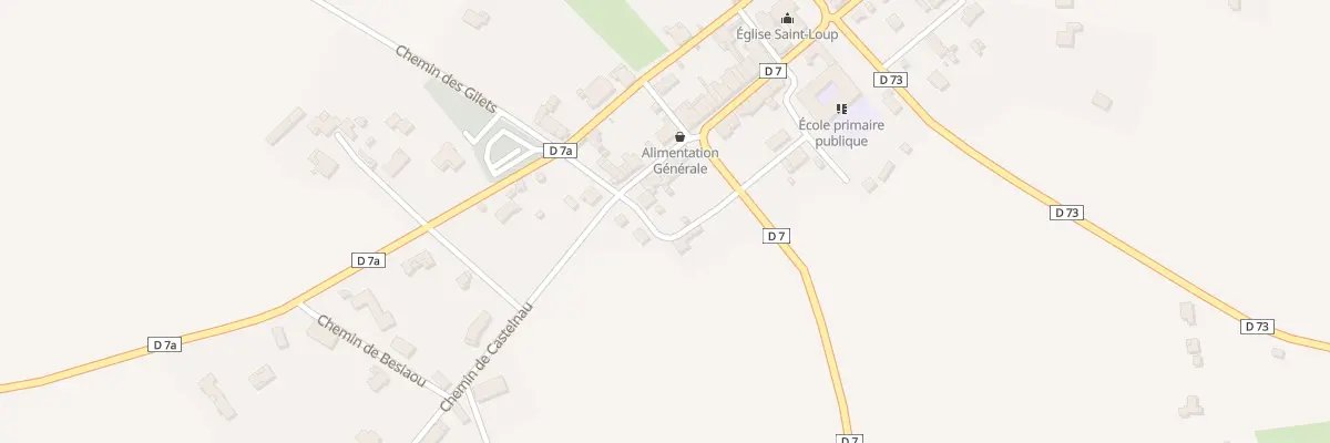 Plan du 102 Le Village à Labastide-Clermont