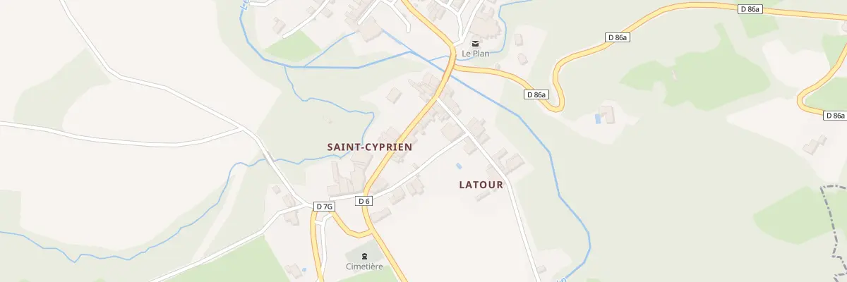Plan du 11 Rue de Saint Cyprien au Plan
