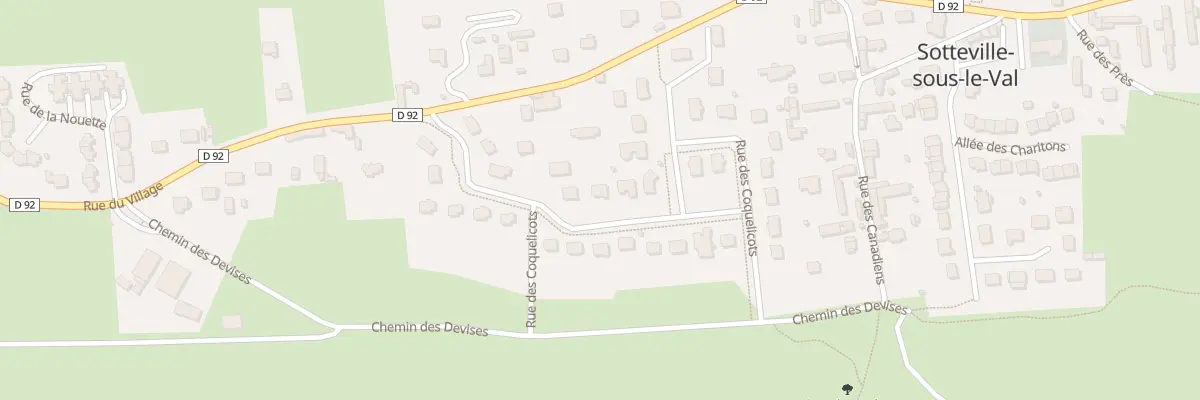 Plan du 10 Rue des Coquelicots à Sotteville-sous-le-Val