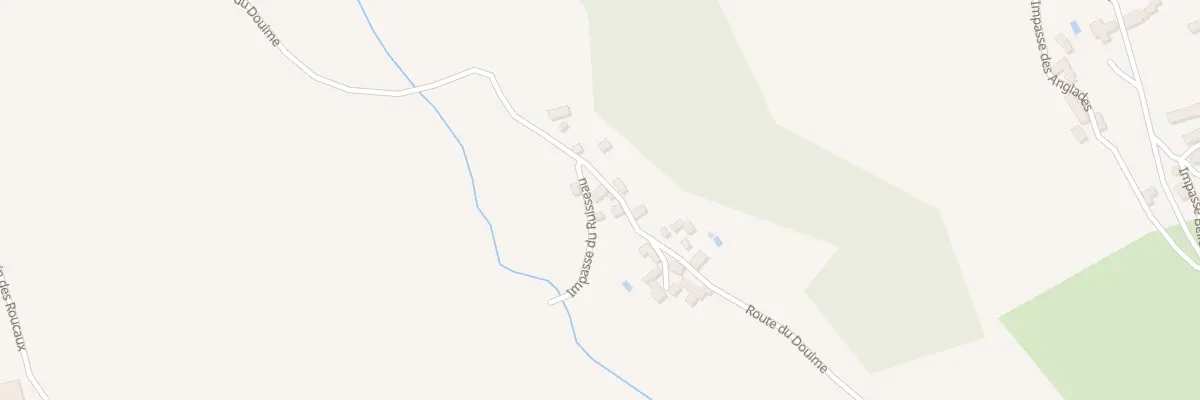 Plan du 11 Rte du Douime à Azerat