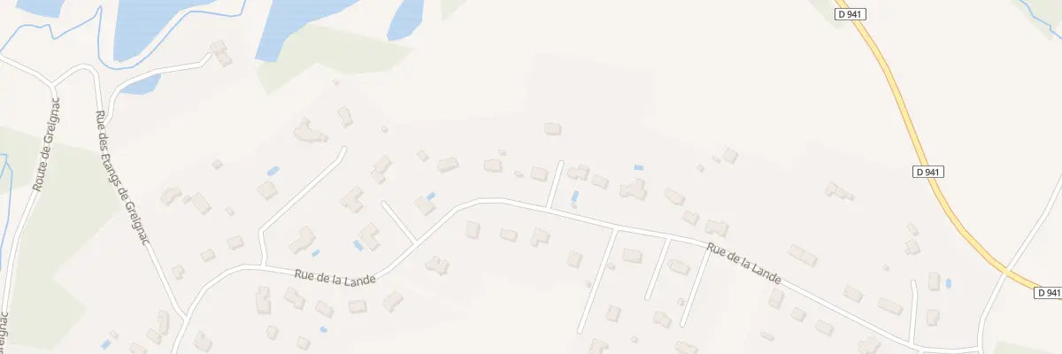 Plan du 22 Rue de la Lande à Verneuil-sur-Vienne