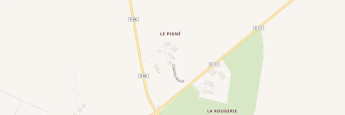 Plan du 5122 Le Pigné à Paulnay