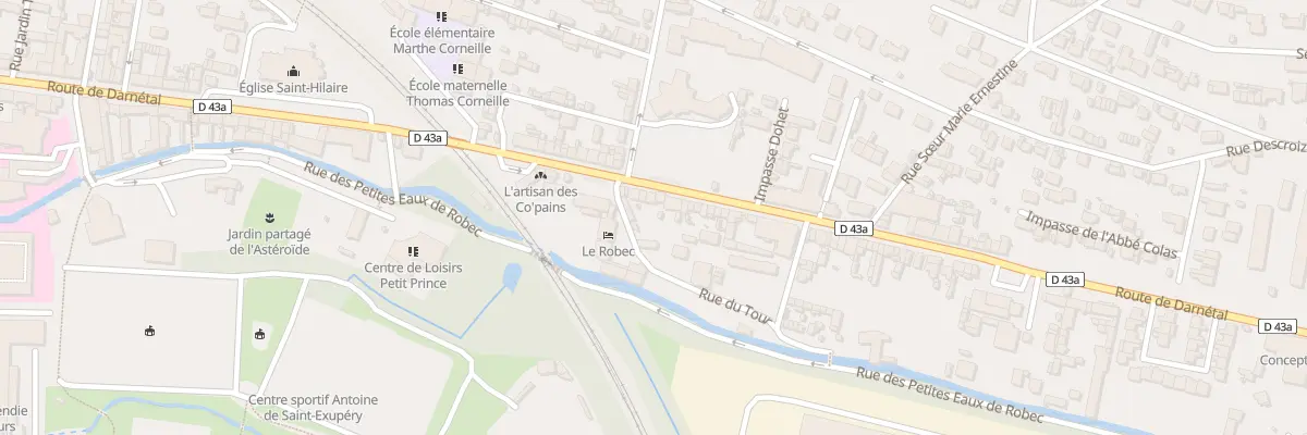 Plan du 237 Rte de Darnetal à Rouen