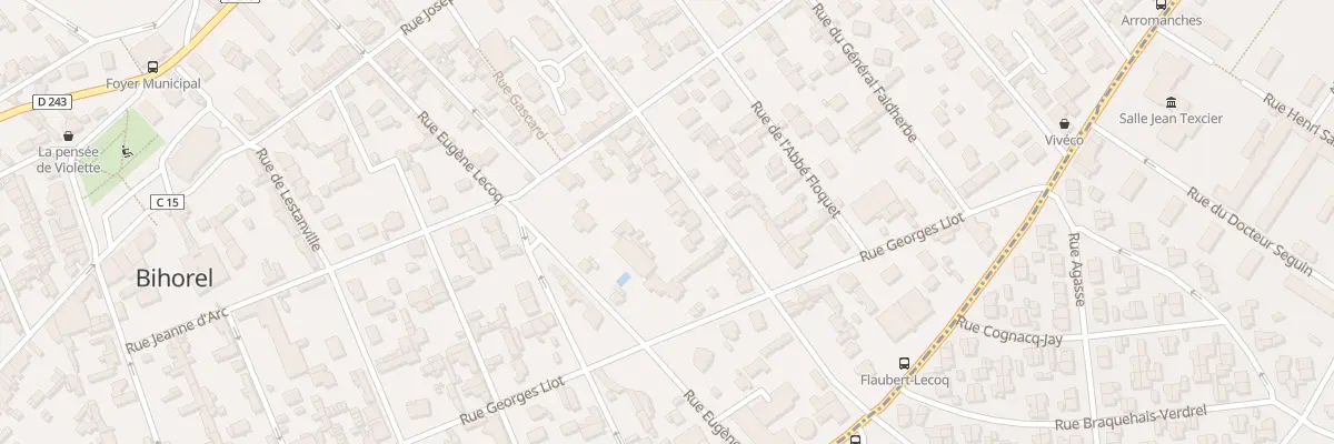 Plan du 14B Rue du Docteur Voranger à Bihorel
