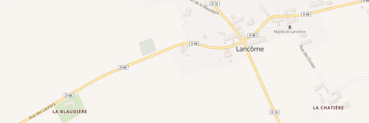Plan du 6 Rue des Lauriers à Lancôme