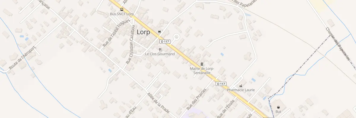 Plan du 20 Av Aristide Berges à Lorp-Sentaraille